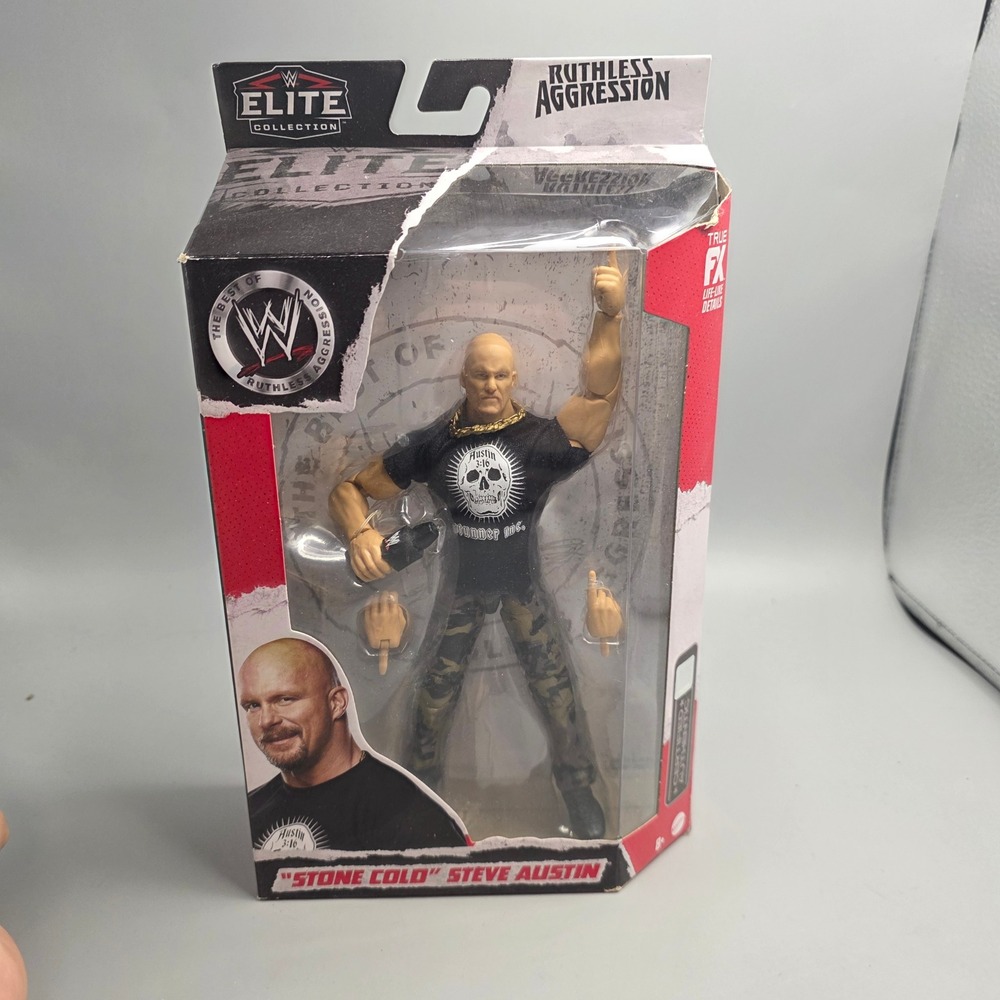 WWE Elite Ruthless Aggression Stone Cold Steve Austin Action Figure Mattel